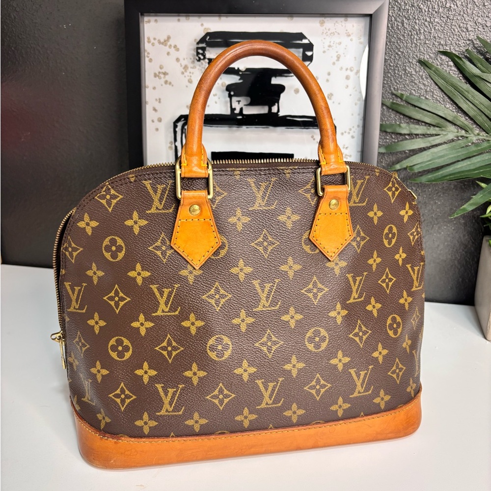 LV Brown Monogram Alma Handbag PM✨Authentic✨